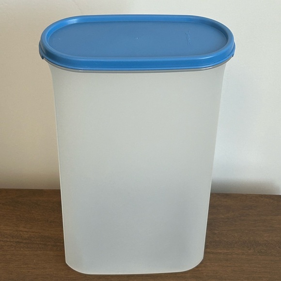 TUPPERWARE MODULAR MATES 12 1/4 CUP OVAL #1615 WITH BLUE SEAL #1616 - Picture 4 of 14